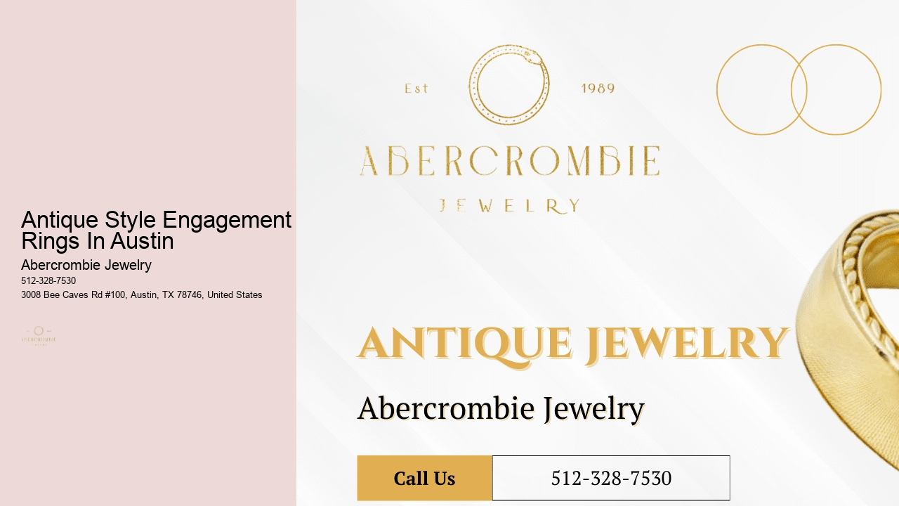 Antique Style Engagement Rings In Austin